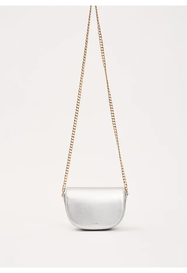 GAUDI - SMALL CROSSBODY BAG EVELYN SILVER 2