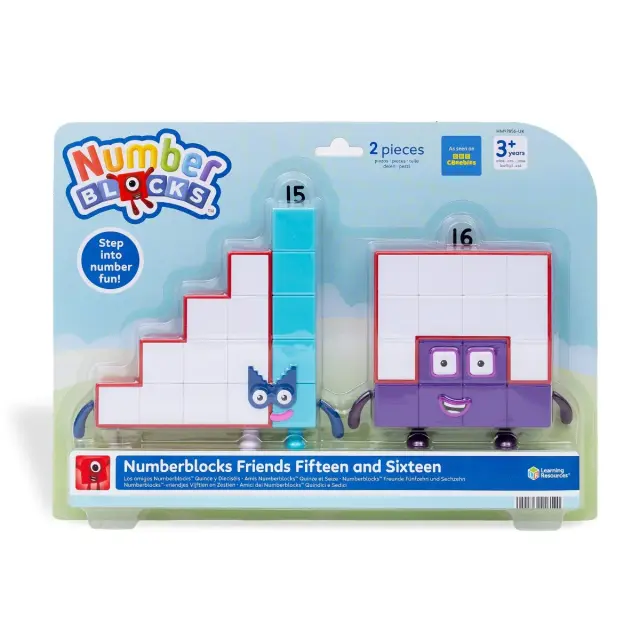 Learning Resources Numberblocks Αριθμοκυβάκια Χαρακτήρες 15 και 16 (3+ ετών) HM97856-UK