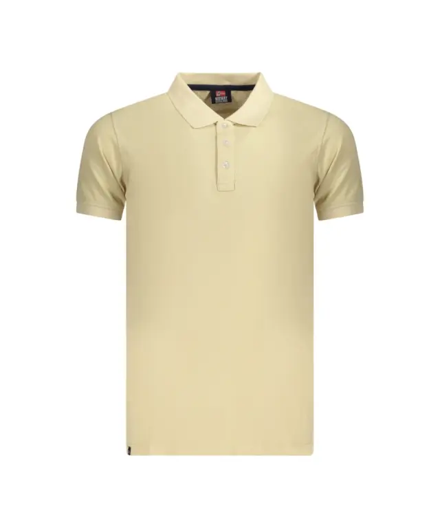 Norway Nautical School - Ανδρική Κοντομάνικη Μπλούζα Polo 858867-BEIGE Μπεζ 3