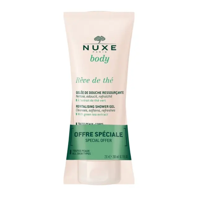 Nuxe Reve De The Revitalising Shower Gel 2 x 200 ml (Ειδική Προσφορά)