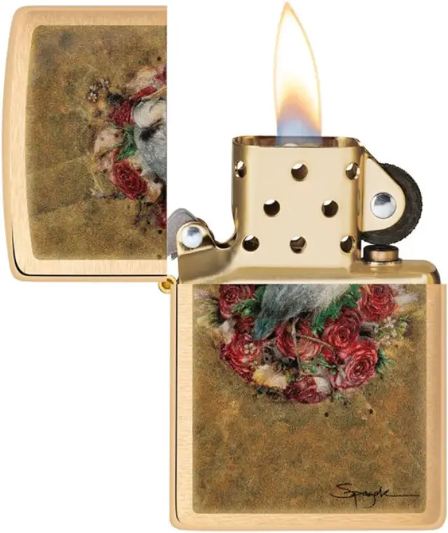 ZIPPO Αναπτήρας - Spazuk - Bird and Roses (48329) 2