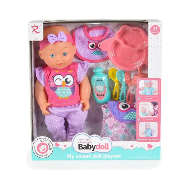 Κούκλα 31εκ με Αξεσουάρ&Σακίδιο Πλάτης Moni Toys Owl 3800146223540 3