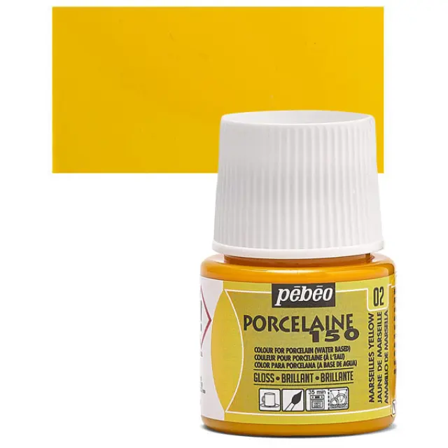 Pebeo Porcelaine 150 Σμάλτο - 02 Marseille Yellow (T) - 45ml