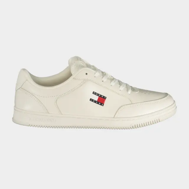 Tommy Hilfiger - Ανδρικά Sneakers Tjm Cupsole Long Lace Leather EM0EM01707-YBL Λευκό - 46