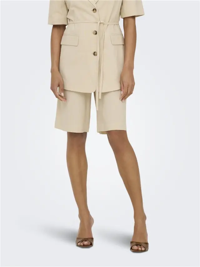Βερμούδα loose fit, JDYNAOMI LINEN MW BERMUDA, JDY - XS 3