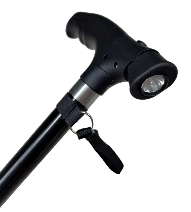 Μπαστούνι βάδισης τετράποδο με φακό LED - 209-2 - 112067 2
