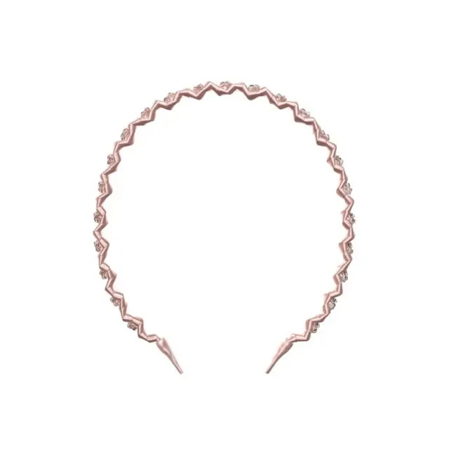 Invisibobble Hairhalo Pink Sparkle Στέκα Μαλλιών 1τμx 2