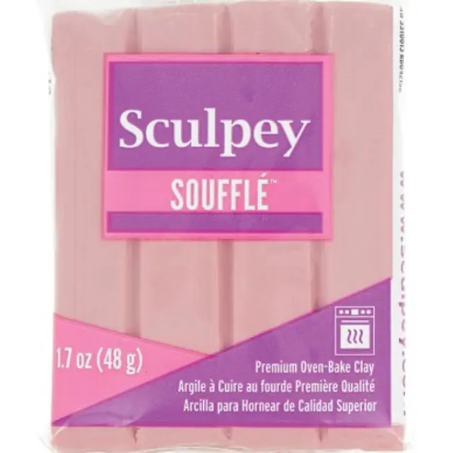 Πηλός Κοσμημάτων Sculpey Souffle - 6014 French Pink - 48gr