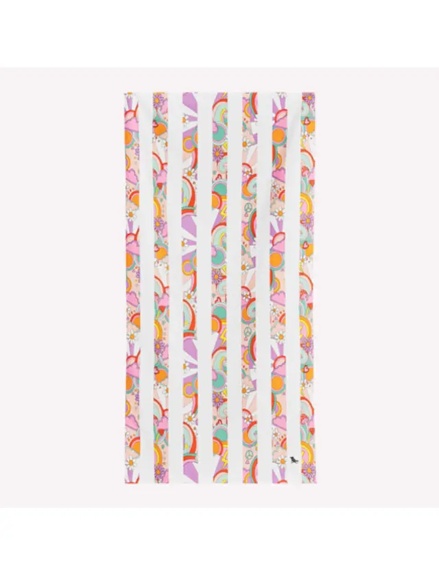 Dock & Bay: Πετσέτα θαλάσσης Quickdry - Pink Power (Μικροϊνες) L (160x90εκ.) 2