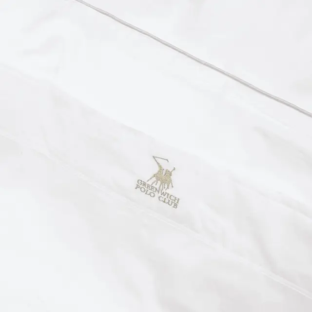 Σετ Σεντόνια 250x270 King Size Classic Greenwich Polo Club 2262 Ivory Χωρίς Λάστιχο100% Βαμβακοσατέν 2
