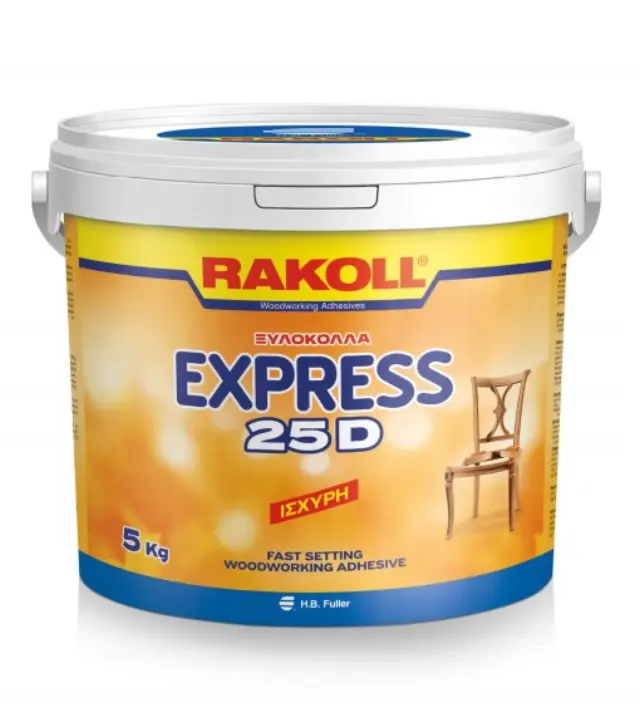 ΚΟΛΛΑ ΣΚΛΗΡΩΝ ΞΥΛΩΝ EXPRESS Νο25D RAKOLL 5KG