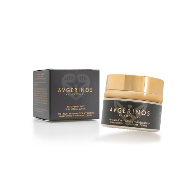 AVGERINOS COSMETICS Anti-Aging Day & Night Eye & Neck Cream 24ωρη Αντιγηραντική Κρέμα Ματιών & Λαιμού 30ml 2