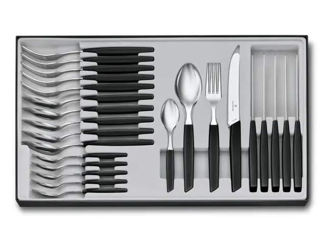 Σετ Μαχαιροπίρουνα Victorinox Swiss Modern - Black - 24 τεμάχια 6.9093.11W.24 3
