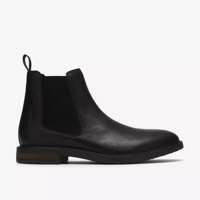 Clarks Jaxen Easy Δερμάτινο Ανδρικό Μποτάκιο Black (26327365) - 41