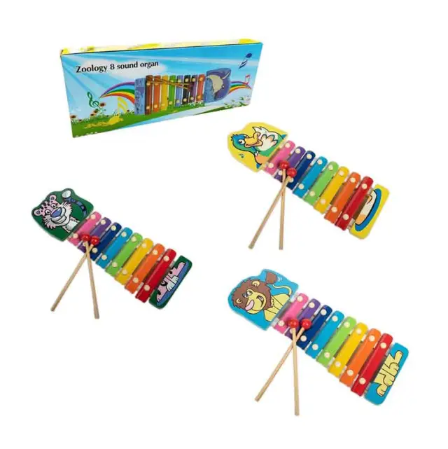 Ξυλόφωνο Παιδικό Αγαπημένα Ζωάκια - Xylophone zoology 8 sound organ 067124