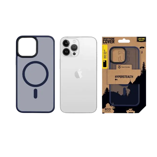 Tactical MagForce Hyperstealth Cover for Apple iPhone 13 Pro Max Deep Blue 3