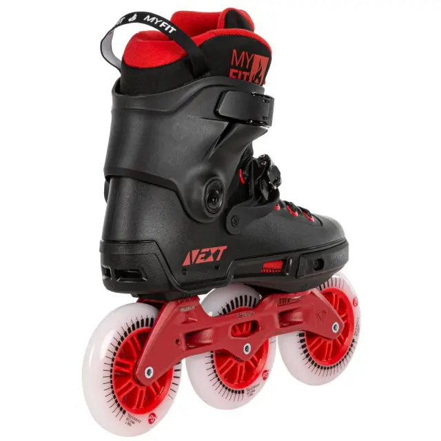POWERSLIDE Next 110 Inline Skates Black/Red Κόκκινο 3