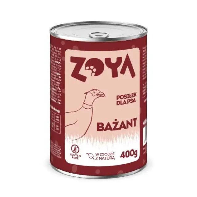 ZOYA Pheasant - wet dog food - 400g