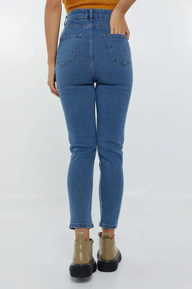 Παντελόνι Jean Split Γαλάζιο 3