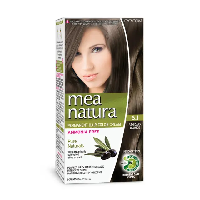 Mea Natura Set Χωρίς Αμμωνία 60ml 6.1 Ξανθό Σκούρο Σαντρέ-20358