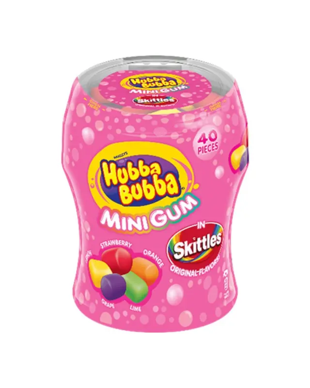 Hubba Bubba Mini Bubble Gum Skittles 92gr