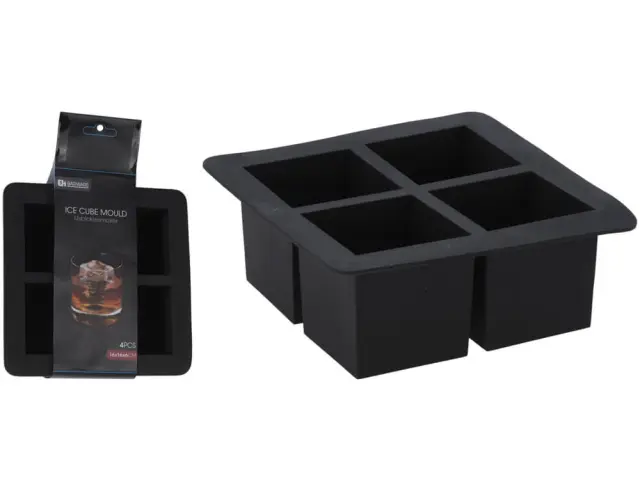 Φόρμα Σιλικόνης Για Παγάκια Barware - 4 θέσεις κύβου 101001240