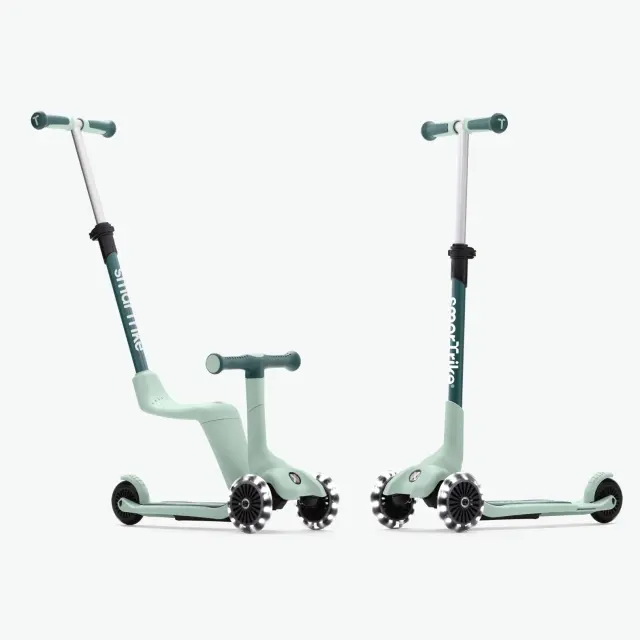 SmarTrike Xtend Mini-Ride Τρίτροχο Πατίνι 4 σε 1 με Κάθισμα Green 12+ Μηνών