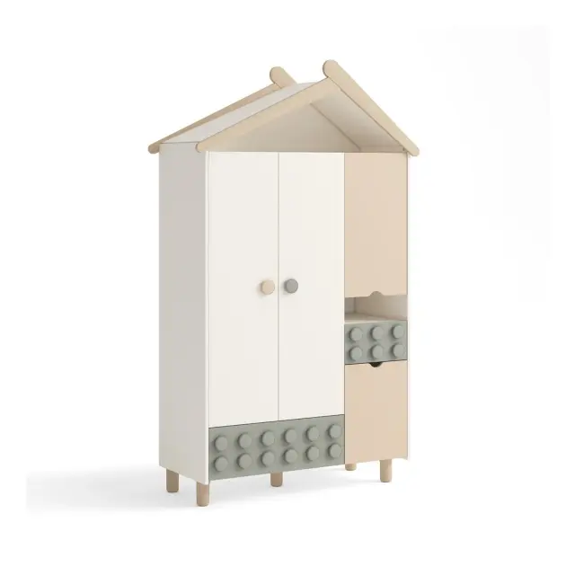 Montessori Ντουλάπα Τρίφυλλη Bebe Stars Lego 481-27