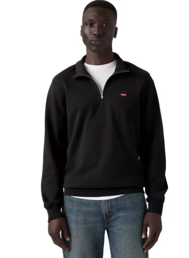 Levi's Original Housemark Quarter-Zip Pullover ανδρική μπλούζα φούτερ A86060000-1 - L