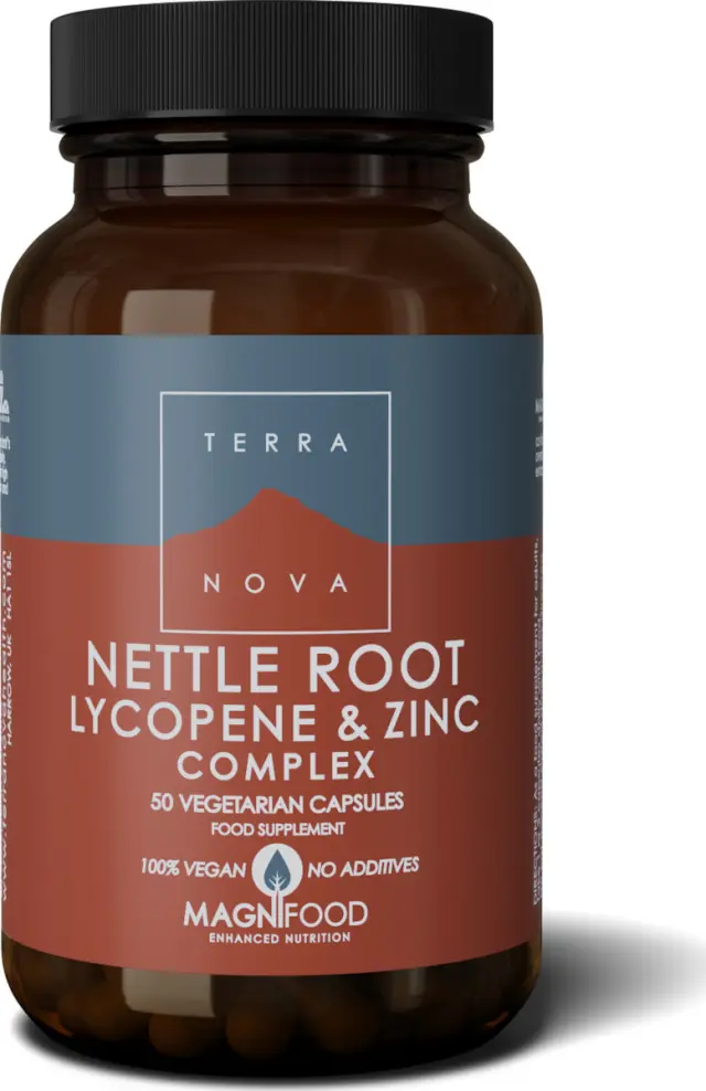 TerraNova Nettle Root, Lycopene & Zinc Complex Συμπλήρωμα για την Υγεία του Προστάτη 50 φυτικές κάψουλες
