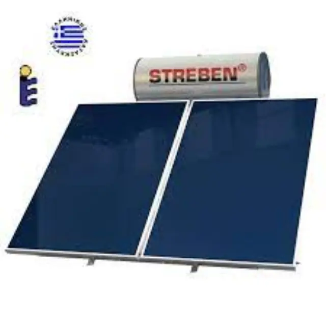 Streben Ecolution 200Lt / 3m² Διπλής Ενέργειας Με Επιλεκτικό Συλλέκτη