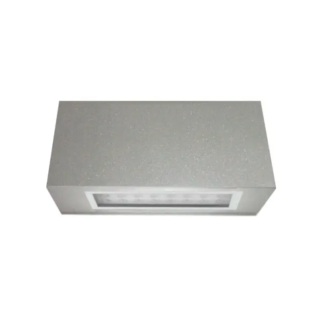 LED ΦΩΤ.ΜΟΝΟ ΟΡΘΟΓΩΝΙΟ ΕΠΙΤΟΙΧΟ ΑΛΟΥΜΙΝIOY 1.6W ΜΠΛΕ ΓΚΡΙ