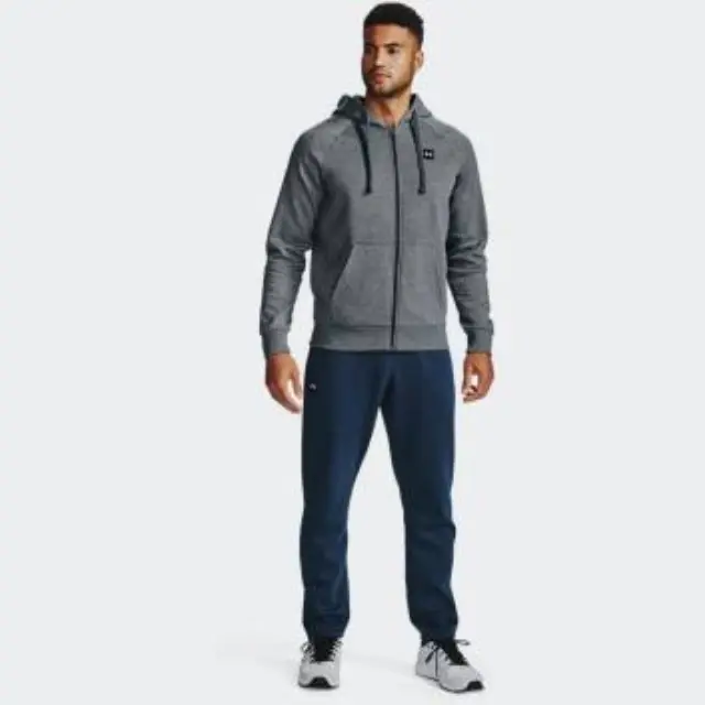 Under Armour Rival Fleece Full Zip Hoodie Grey 1357111-012 - XL
