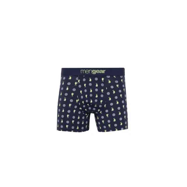 Minerva Ανδρικό Boxer Mengear Lemon Dots - Διπλό Πακέτο, Χρώμα Μαρίν 2
