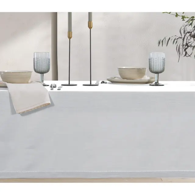 NEF-NEF ΤΡΑΠΕΖΟΜΑΝΤΗΛΟ STEADY 150X180 NEF-NEF HOMEWARE, 100% BAMBAKI - ECRU (037542) 3