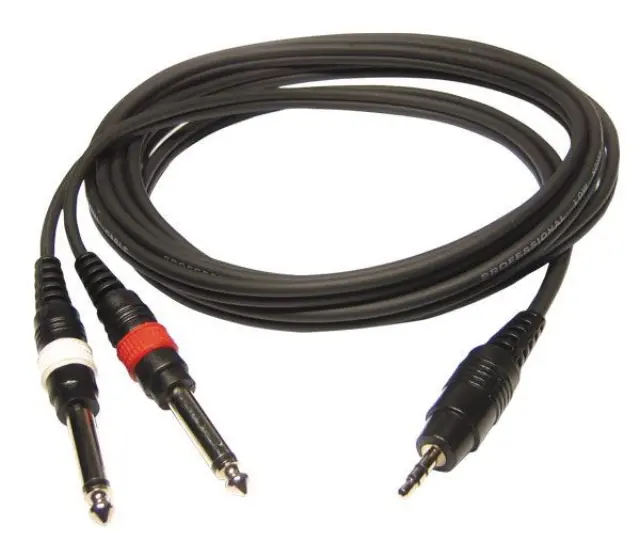 HILEC CL-31/1.5 ΚΑΛΩΔΙΟ LINE 1x STEREO JACK 3.5 M / 2x JACK M 1.5M