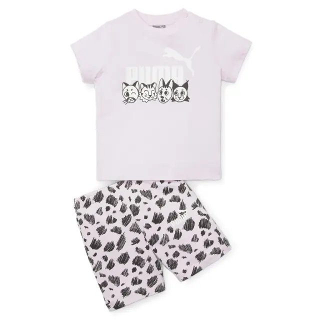 Puma Ess Mates Infants Set Pink 674234-62 - 48Μ