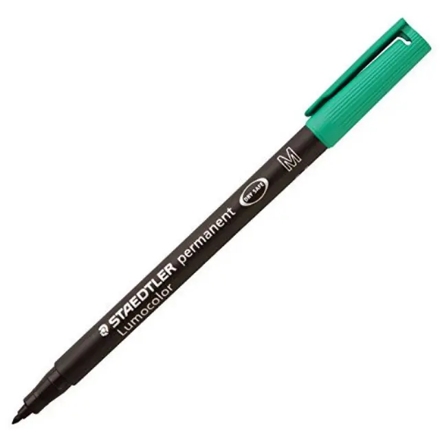 Μαρκαδόρος Ανεξίτηλος Staedtler Lumocolor Permanent Medium 1.0mm - Πράσινο