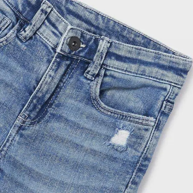 Junior 10 έως 18 ετών Παντελόνι Better Cotton τζιν μπλε θαμπό 2