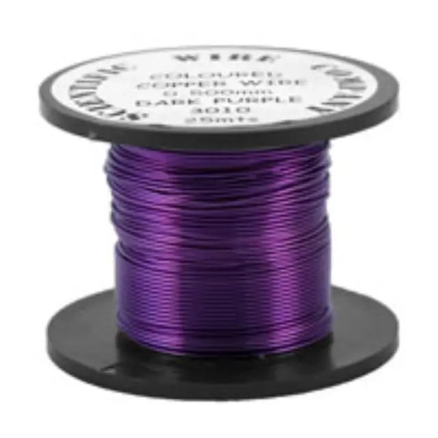 Χρωματιστό Σύρμα - Dark Purple - Ø0.10mm ~700m