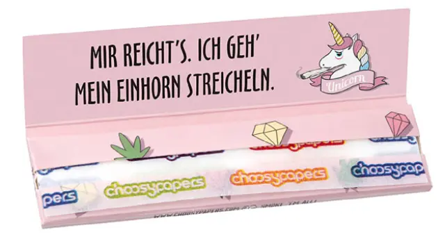 Choosypapers Χαρτάκια King Size Slim 32φ. - Unicorn 2