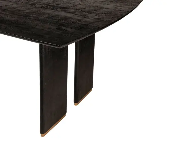 Τραπεζαρία Liber PTMD Luxury Living από Ξύλο Mango, με διαστάσεις 280x110x77cm - Black - Δεν περιλαμβάνονται οι καρέκλες 3