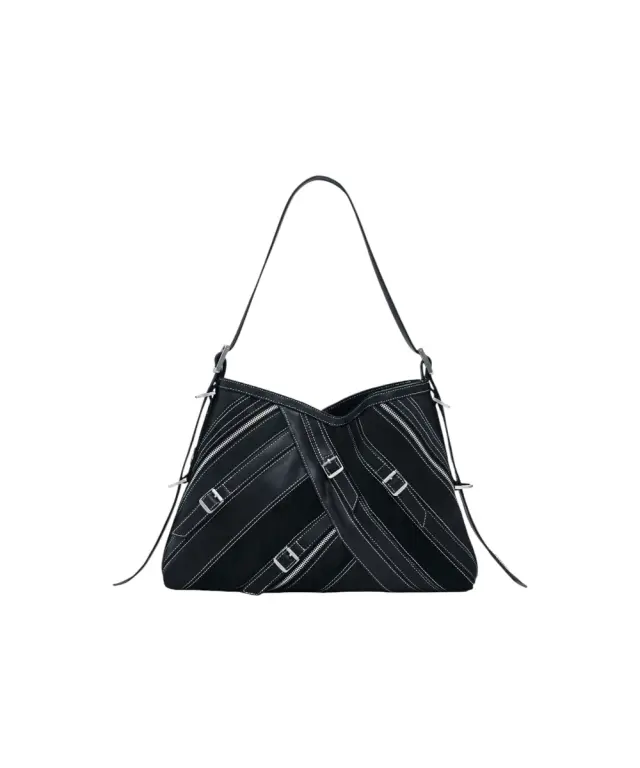 Desigual - Γυναικεία Τσάντα Ώμου Fibonacci Buxton 25WAXP72-2000 Μαύρο