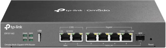 Omada Multi-Gigabit VPN Gateway Tp-Link ER707-M2 (v 1.0)