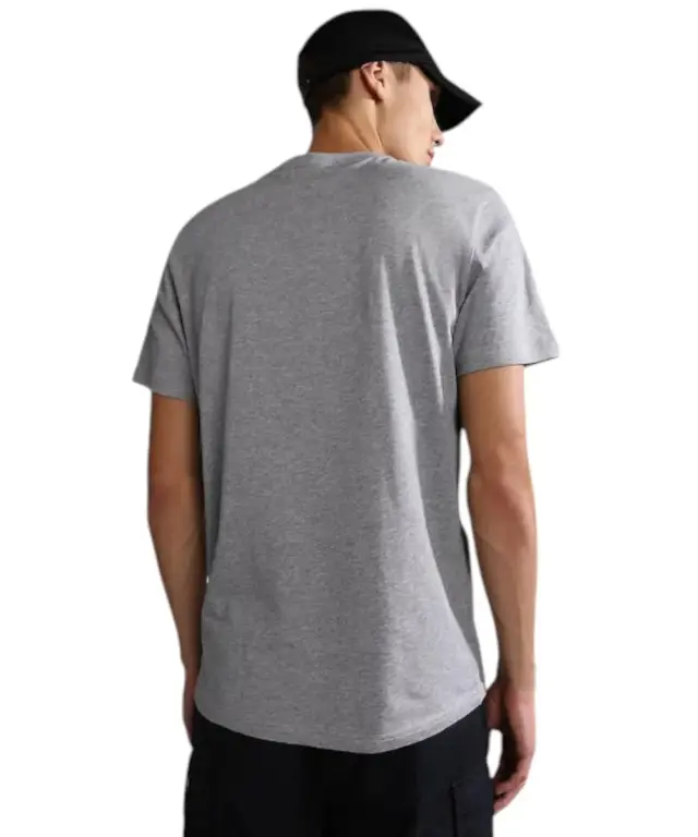 Napapijri - Ανδρικό T-shirt S-Ice Ss NP0A4GWI160 Γκρι - L 2