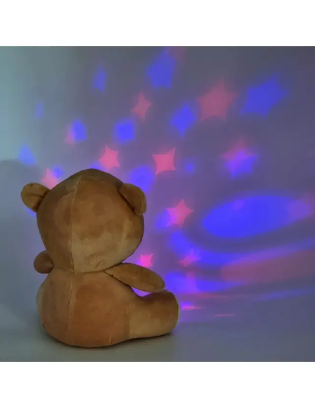 Woopie Baby Λούτρινο Αρκουδάκι Ύπνου με Προβολέα & 10 Νανουρίσματα 3