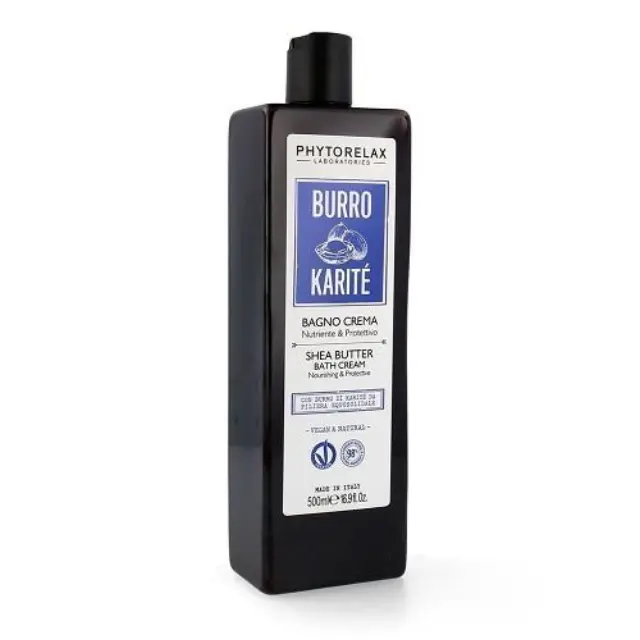 Phytorelax Shea Butter Bath Cream Nourishing & Protective Αφρόλουτρο Σώματος με Βούτυρο Καριτέ για Ενυδάτωση, 500ml
