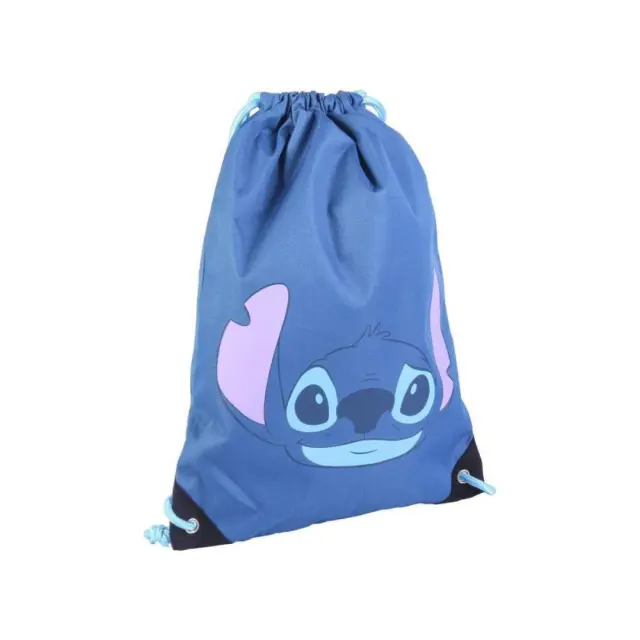 Cerda Backpack / Τσάντα Πλάτης (Πουγκί) Υφασμάτινη με Κορδόνια: Stitch (μπλε)