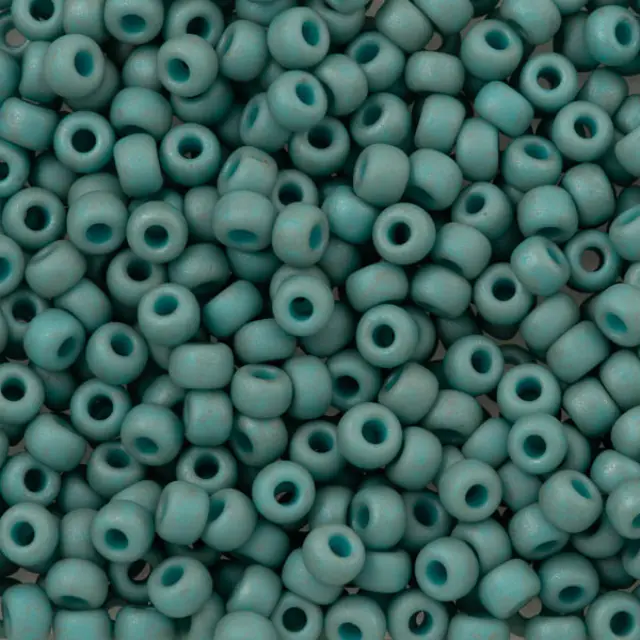 Χάντρα Miyuki Round Rocailles 6/0 - 2028 - Matte Opaque Seafoam Luster ~10gr