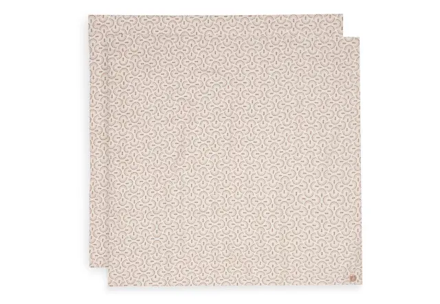 Σετ 2 Μουσελίνες Peacock Pavie (115x115cm) – Jollein 2